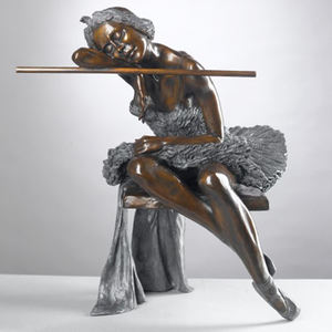 ブロンズバレリーナ彫刻像カスタムデザイン等身大 - Product Image 4