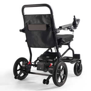 KSM-605Pro 14.5kg 6A 10AH Lithium Battery Aluminum Portable Lightweight Foldable Electric Wheelchair <b>Folding</b> Power Wheelchair - Product Image 2