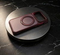 Étui de téléphone magnétique antichoc 2 en 1 avec bouton AI 360 °   Support de Bague avec Coussins d'Air aux Coins, Protection Intégrale pour iPhone 18 17 16 Pro Max