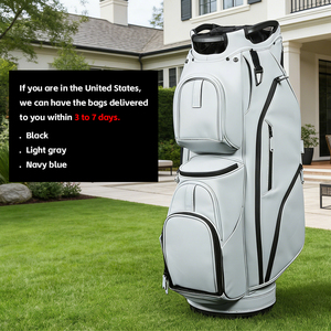 ASL <span class=keywords><strong>GOLF</strong></span> Borsa da <span class=keywords><strong>Golf</strong></span> in Pelle Impermeabile a 14 Scomparti, Consegna in 7 Giorni per Clienti Americani - Product Image 1