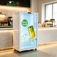 Vitrina LCD Transparente de 55 Pulgadas, Vitrina Holográfica 3D, Pantalla Táctil Holobox 4K para Museos, Centros Comerciales y Exhibiciones de Marcas