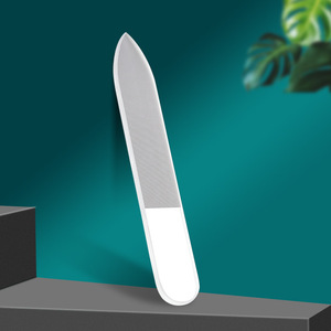 Outils de manucure et pédicure personnalisés avec impression laser Limes à <span class=keywords><strong>ongles</strong></span> en verre nano double face, lavables et transparentes pour <span class=keywords><strong>ongles</strong></span> naturels - Product Image 4