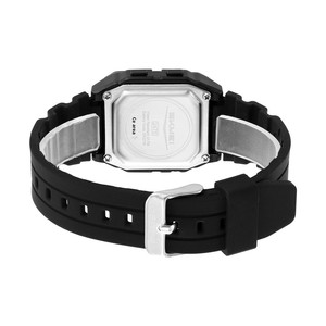 <span class=keywords><strong>Orologio</strong></span> Elettronico Classico Retrò Quadrato Piccolo in ABS per Uomo, Studente, Uso Quotidiano, Multifunzione, Sportivo, in Acciaio Inossidabile - Product Image 4