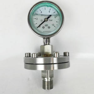 زيت الهواء ختم غشاء ماء بوردون أنبوب mpbar سعر مقياس الضغط - Product Image 2