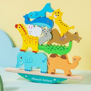 Jeu de compétition d'équilibre pour enfants, garçons et filles, cadeaux d'anniversaire pour enfants, blocs d'empilage d'animaux pour tout-petits - Product Image 5