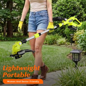 Débroussailleuse sans fil 21V à batterie, coupe-bordures électrique pour pelouse et jardin - Product Image 3