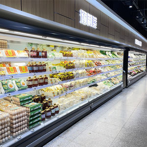 Réfrigérateur Commercial Vertical à Rideau d'Air, Fabricant ODM, Vitrine Ouverte, 4 Étagères, Contrôle Numérique, Certifié CE/ETL - Product Image 2