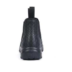 Chaussures de sécurité en cuir pour hommes au design unique, semelle en PU absorbant les chocs pour la sécurité sur le lieu de travail, disponibles à un prix raisonnable - Product Image 5