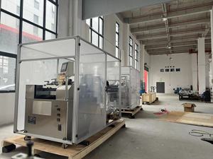 เครื่องผลิตแผ่นเช็ดแบบเปียก6เลนแบบอัตโนมัติผ้าเช็ดทำความสะอาดแบบใช้แล้วทิ้งและอุปกรณ์แผ่นสำลีแอลกอฮอล์ - Product Image 2