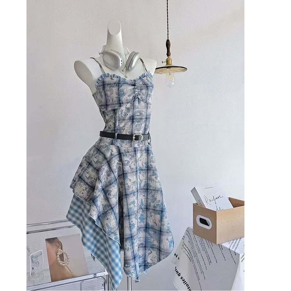 blue ivy park dress Maxi Dress Blue Floral Long Dress Charms Maxi Dress Size 4