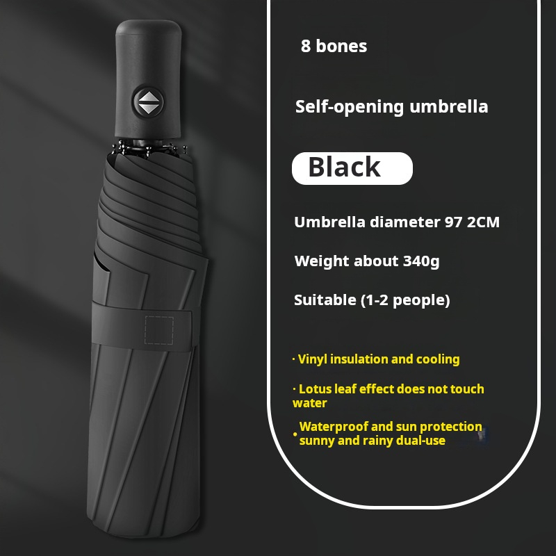 8K Automatic Umbrella(Black)