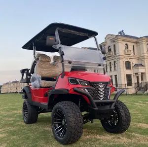 Exquisite And High-End Long Battery Life 4 Passenger Ace Flat Electric Golf Cart