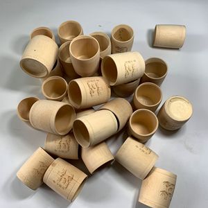 Bamboo Cups Handmade Natural Bamboo Tea Wine <b>Mugs</b> Souvenir Craft Gift Set Custom Made Size - Product Image 1