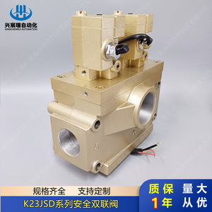Vannes Solénoïdes Doubles de Sécurité K23JSD L32 L40 L15, 1 Entrée, Gaz/Huile, Température Normale 0.3-0.8MPa, Pour Presses - Product Image 3
