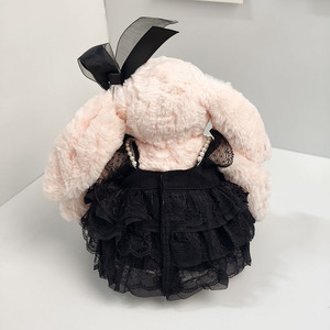Conjunto de Ropa <span class=keywords><strong>para</strong></span> Muñeca Bonnie Bunny de 32 cm, Conejo de Peluche con Orejas Caídas, Vestido de Novia con Perlas <span class=keywords><strong>para</strong></span> Muñecas Jellycats - Product Image 3