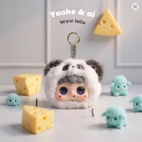 Interaktive KI-Plüschpuppe mit Cartoon-Charakter, Wiederaufladbares Sprechendes Stofftier, Taschenanhänger, Kinderspielzeug-Geschenk