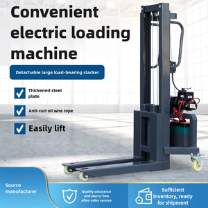 <span class=keywords><strong>500kg</strong></span> Capacidad de carga 1,6 M Altura de elevación Carretilla elevadora eléctrica compacta para manejar Caja de iluminación de escenario Carretilla elevadora desmontable - Product Image 3