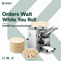 Machine à faire des roti et des tortillas de qualité alimentaire avec diamètre réglable pour restaurant et usine