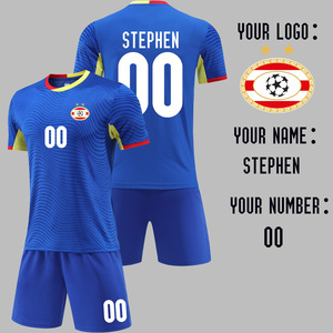 Jg6334 2526 Mannen Ronde Hals Sneldrogend Voetbalshirt Digitale Print Aangepaste Trainingskleding Met Team/Individuele Nummers En Namen - Product Image 4