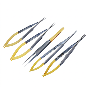 Micro Surgical Instruments Set Precision Microsurgery Kit Fine Dissecting Forceps Scissors <b>Needle</b> Holder Stainless Steel - Product Image 1