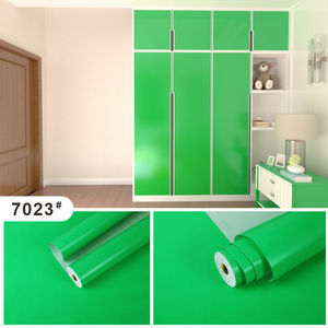 Papier peint de couleur unie Autocollants de revêtements de meubles faciles à coller Papier de contact à surface lisse imperméable à peler et à coller - Product Image 6