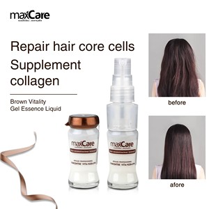 Vitamines à la biotine en marque privée OEM avec collagène et kératine, nourrissantes pour les cheveux, pour un sauvetage au collagène d'urgence pour les cheveux permanentés et teints - Product Image 3