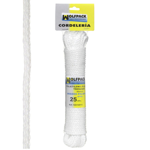 Corda Intrecciata in Plastica Bianca (Gomitolo da 25 m) - Product Image 1