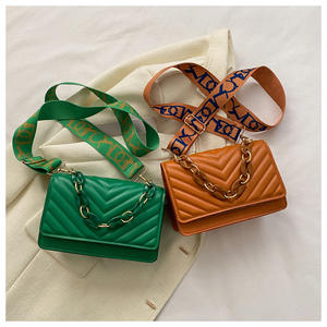 Bolso de Moda Impermeable de PU <span class=keywords><strong>para</strong></span> Mujer, Estilo Mini, con Correa Ancha <span class=keywords><strong>para</strong></span> Hombro, Diseño de Marca de Lujo - Product Image 3