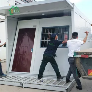 2024 tren desain baru 20 kaki siap dibuat lipat portabel modern mobil rumah kontainer lipat rumah tangga kecil