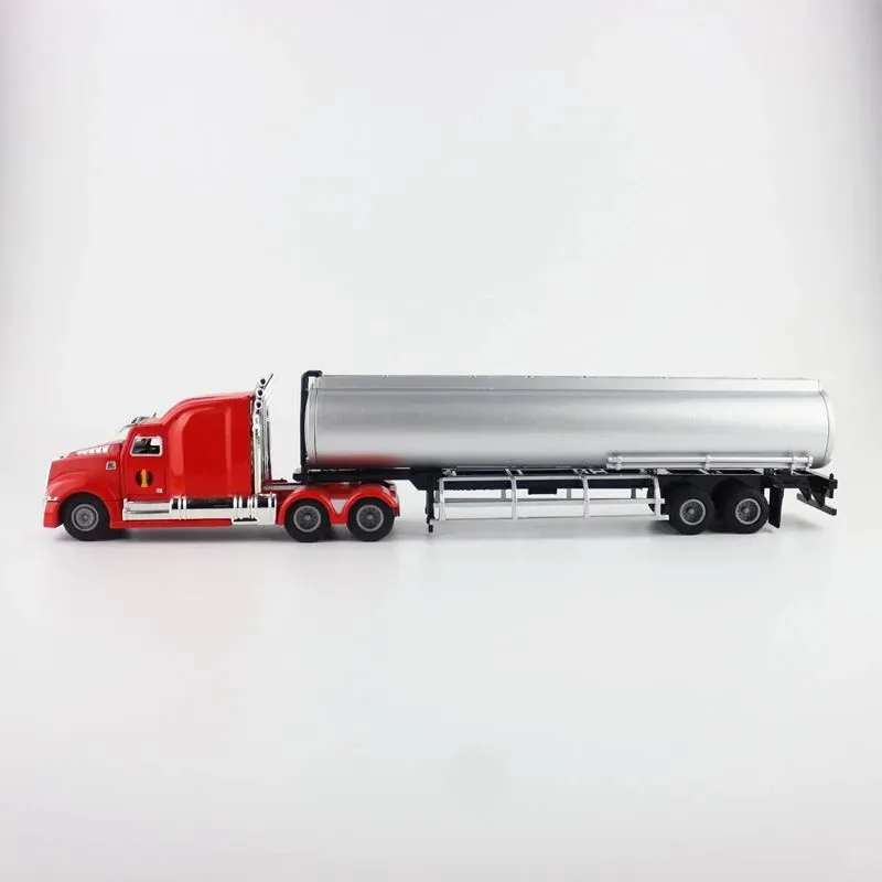 1:50 पैमाने/Diecast धातु मॉडल भारी Kenworth ईंधन टैंक परिवहन ट्रक कार इंजीनियरिंग खिलौना
