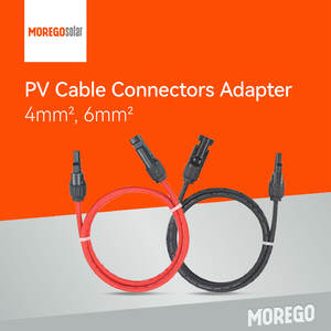 Moregosolar câble d'extension de panneau solaire S4mm <span class=keywords><strong>6mm2</strong></span> 10mm2 fil de cuivre d'extension avec connecteur <span class=keywords><strong>MC4</strong></span> PV - Product Image 2