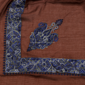Scialle Arabo alla Moda per Uomo, Shemagh Musulmano, Sciarpa Islamica, Sciarpa <span class=keywords><strong>Sufi</strong></span> da Uomo, Regalo, Hijab Ricamato, Scialle Pashmina del Kashmir - Product Image 4