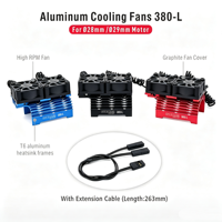 Ventilateur de refroidissement et dissipateur thermique pour moteur brushless Surpass Hobby 28mm 29mm 36mm, radiateur de moteur RC pour voiture, buggy, camion RC 1/8 1/10