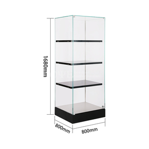 <span class=keywords><strong>Vitrine</strong></span> <span class=keywords><strong>en</strong></span> <span class=keywords><strong>verre</strong></span> au <span class=keywords><strong>d</strong></span>étail <span class=keywords><strong>Vitrine</strong></span> avec lumière LED Présentoir de magasin de fumée bon marché - Product Image 2