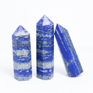 ขายส่งธรรมชาติLapis Lazuliควอตซ์จุดไม้กายสิทธิ์ที่มีคุณภาพสูงคริสตัลจุดทาวเวอร์สำหรับตกแต่งบ้าน - Product Image 2