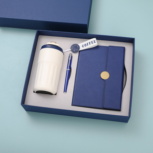 <strong>Essential</strong> Coffee Cup 420ML with Comfortable Softcover Business Notebook and Pen Gift Set for Motivating Employees in the Office - Product Image 2