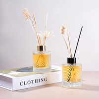 Bouteille diffuseur de parfum d'ambiance créative et vide de 150 ml, ronde, pour aromathérapie, avec boîte – Vente en gros directe usine