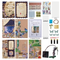 Tonecheer Vente en gros uniquement - Kit de montage de bibliothèque 3D LED en bois « Rêve de Nuit d'Été » - Modèle de puzzle DIY pour coin lecture