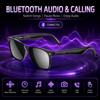 Lunettes de traduction intelligentes W100 AI, traduction vocale et vidéo en temps réel, étanches IP67, légères (35g) pour une utilisation mains libres