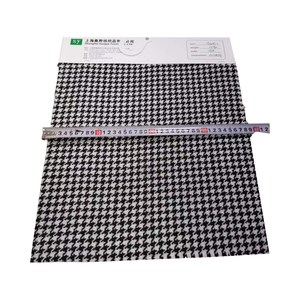 Vải Len 'Mới Mùa Đông Bộ Sưu Tập Len Trắng Acrylic <span class=keywords><strong>Tweed</strong></span> Kiểm Tra Vải Thời Trang Cho Phụ Nữ Cô Gái Áo Khoác Áo Khoác Dệt - Product Image 1