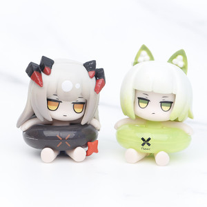 Figuras <span class=keywords><strong>De</strong></span> YMJ 4.5CM 6 PCS/SET Arknights <span class=keywords><strong>Maillot</strong></span> <span class=keywords><strong>De</strong></span> <span class=keywords><strong>Bain</strong></span> Sommeil Chaud Hiver PVC Jouet Q Ver Figure Anime Figurines - Product Image 3