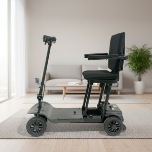 Lightweight <b>Mobility</b> <b>Scooter</b> Wholesale Black High-grade <b>Folding</b> 4-wheel Model 20km Range 11-20km/h Speed NFC 150W-250W Travel El - Product Image 6