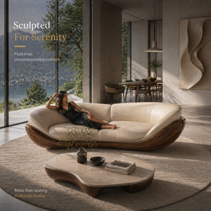 Divano <span class=keywords><strong>Moderno</strong></span> a Due Posti con Struttura <span class=keywords><strong>in</strong></span> <span class=keywords><strong>Legno</strong></span> e Rivestimento <span class=keywords><strong>in</strong></span> Pelle di Prima Qualità, <span class=keywords><strong>Arredamento</strong></span> Ecologico per <span class=keywords><strong>Soggiorno</strong></span> - Product Image 2