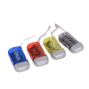 ไฟฉายคุณภาพสูงแบบพกพา 3led ไดนาโมมือหมุน พร้อมโลโก้สั่งทำพิเศษ - Product Image 1