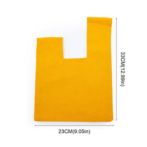 Venta caliente señora niñas lindo Color caramelo bolsos de punto estilo coreano utilizable mujeres compras Walker Tote plegable tejer bolsas - Product Image 3
