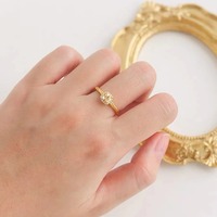 Bagues de luxe 2024 en or 18 carats avec diamant moissanite, charmantes pour les fiançailles et les mariages