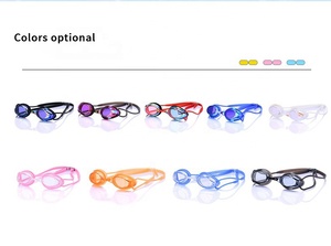 نظارات سباحة ذات حماية من الضباب المضاد للتسرب وأعياء السباحة ضد الأشعة فوق البنفسجية وسدادات الأذن ومشبك الأنف - Product Image 6