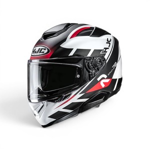 Casco Integrale per Moto Hjc Rpha 72 Bianco Nero Rosso Taglia S in Fibra Composita con Ventilazione ACS e Visiera Pinlock Ready - Product Image 1
