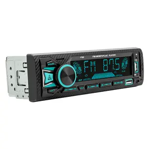 Venta caliente AM FM RDS Car MP3 Player Car Radio 1 Din Stereo Auto Head Unit Audio Stereo MP3 Player para coche
