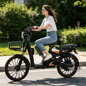 Vélo électrique économique pour étudiants avec roues <span class=keywords><strong>de</strong></span> 20 pouces et moteur <span class=keywords><strong>de</strong></span> 500W, accélérateur et assistance au pédalage, deux modes, batterie au plomb-acide - Product Image 5